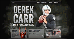 Desktop Screenshot of derekcarrqb.com